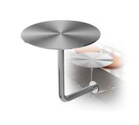 Failjierue Tavolino da caffè industriale rustico a forma di L, montaggio a parete, in ferro e metallo, per giardino, patio, sala da pranzo, bistrò, bar di casa, piccolo rotondo (30 x 45 cm)