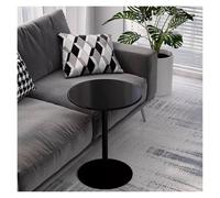 Failjierue Tavolo rotondo in ferro da bistrot - base robusta, uso interno/esterno: tavolo da caffè/tavolo da pranzo per giardino, sala da pranzo, bar di casa, disponibile in diversi colori e