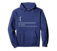 Failure Programming Technology Software Script HTML Network Felpa con Cappuccio, Unisex per Adulti, Navy, S