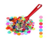 FAINCA 100 Pezzi Gettoni Plastica Colore casuale Set di Bastoncini Magnetici da Bingo Gettoni Magnetici Del Lotto Bingo Gettoni per Juguetes Educativos Contare le Patatine Scolastiche Giochi Plastica