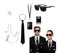 FAINCA Agente Costume 5 Pezzi Accessori Abbigliamento per Agenti