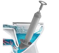 FAINCA Stantuffo per WC Sturalavandini A Pressione, Stantuffo WC, Dispositivo di Rimozione degli Intasamenti WC, Stura WC Potente, Disgorgante WC, per Bagni, WC, Vasche (Grigio)