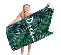 FainFun Asciugamano da Spiaggia, 150 * 75cm Telo Mare Microfibra, Asciugamano Mare per Spiagge, Viaggi, Bagni, Saune, Piscine