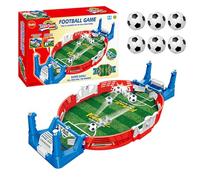 FainFun Mini Football - gioco interattivo da tavolo per bambini e adulti con 6 palline. Baby Calcio e Calcio Rosso Blu Regalo per tutti