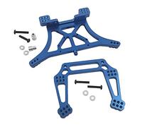 FainWan Set di torri ammortizzatori anteriori e posteriori in alluminio, compatibili con trax-xas 1/10 2WD Slash,Rustler,Stampede,Bigfoot,Bandit VXL-sostituisce la parte 3638 3639 (blu navy)