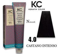 CREMA COLORANTE SENZA AMMONIACA KC ALLA CHERATINA 100ML FAIPA ROMA 78 NUANCES ( - 4.0 CASTANO INTENSO)