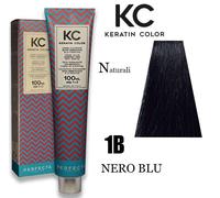 CREMA COLORANTE SENZA AMMONIACA KC ALLA CHERATINA 100ML FAIPA ROMA 78 NUANCES ( - 1B NERO BLU)