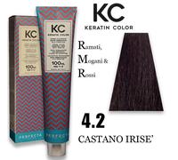 Faipa professional Kc keratin Cream Color 4.2 100ml - Colorante per capelli