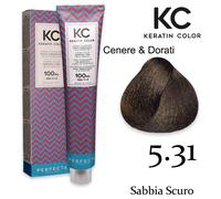KC KERATIN COLOR PERFECTA TINTURA SENZA AMMONIACA 5.31 SABBIA SCURO