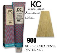 CREMA COLORANTE SENZA AMMONIACA KC ALLA CHERATINA 100ML FAIPA ROMA 78 NUANCES ( - 900 SUPER SCHIARENTE NATURALE)