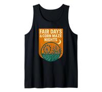 Fair Days Corn Maze Nights Camicia Vintage Ferris Farm Canotta