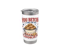 Fair Food You Betcha Sono venuto per i biscotti Bicchiere termico in acciaio inox doppia parete
