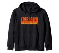 Fair Lawn, stile retrò anni '80 del New Jersey Felpa con Cappuccio