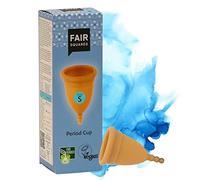 FAIR SQUARED Coppetta mestruale Taglia S in gomma naturale proveniente dal commercio equo e solidale - vegana e zero rifiuti