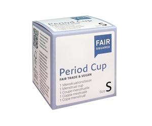 FAIR SQUARED Coppetta mestruale Taglia S in gomma naturale proveniente dal commercio equo e solidale - vegana e zero rifiuti