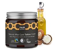 Fair Squared Vegan Natural After Care Tattoo Cream 100 ml - Natural Cosmetics After Tattoo Care Moisture - Fairtrade & Vegan - Tattoo Cream Fresh Tattoo senza parabeni