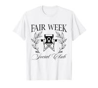 Fair Week Social Club Divertente Stato Fiera Contea Fiera Carnevale Maglietta