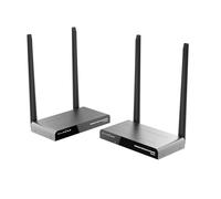 FAIRBEE Trasmettitore e ricevitore HDMI wireless, Plug & Play-1080P Wireless H-DMI, KVM, telecomando IR, uscita HDMI, 5G Stream Video e Extender audio per laptop, fotocamera, TV Box a monitor.