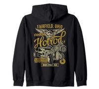 Fairfield OH Hotrod - Design Vintage per Auto e Moto Felpa con Cappuccio