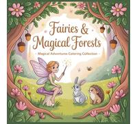 Fairies & Magical Forests: A Whimsical Coloring Book for Kids Ages 4-8 with Tiny Fairies, Forest Friends, and Enchanted Nature Scenes