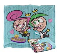 Fairly Odd Parents Wanda e Cosmo In Love Silky Touch Coperta Super Morbida 152 x 127 cm