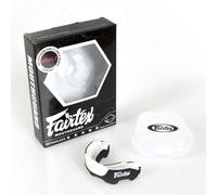 Fairtex Adulti MG3 Gel Paradenti Nero Muay Thai Kick Boxing Scudo di Gomma