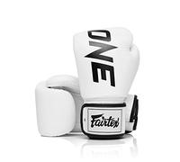Fairtex BGV1 ONE Muay Thai Boxe Sparring Guanti (Bianco, 10 oz)
