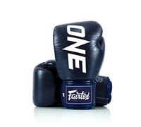 Fairtex BGV1 ONE Muay Thai Boxe Sparring Guanti (Blu, 12 oz)