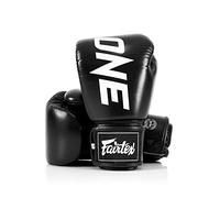 Fairtex BGV1 ONE Muay Thai Boxe Sparring Guanti (Nero, 12 oz)