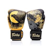 Fairtex BGV26 Harmony Six - Guanti da boxe, colore: Nero/Oro - 14 oz