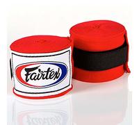 Fairtex Boxbandagen, Halb-elastisch, 4.5 m, Rot