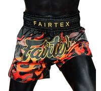 Fairtex BS1921 Sottile Taglio Vulcano Nero Muay Thai Lotta Pantaloncini Tuta K1