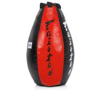 Fairtex HB15 - Sacco da boxe Super Tear Drop, colore: Rosso/Nero