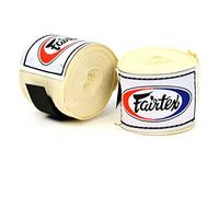 Fairtex!! HW2 - Fascia da boxe in cotone, 4,5 m, colore: Panna