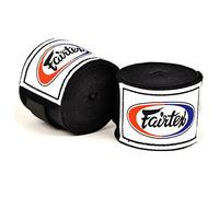 Fairtex. HW2 Premium cotone boxe bendaggio da 4.5 m (coppia), HW2, Nero , Length 4.5m