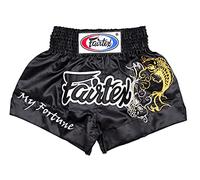 Fairtex Muay Thai Boxer Stili Tradizionali (Fortune Nero, Medium)