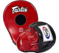 Fairtex - Paracolpi per boxe, Pro, FMV9, colore: Nero/Rosso