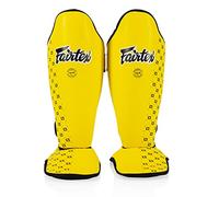 Paratibie Muay Thai Fairtex SP5 per Uomini, Donne e Bambini | Premium, Leggere e Resistenti | Protezione Estesa per evitare periostiti durante l'allenamento o lo sparring