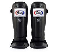 Fairtex SP3 Nero Doppi Cuscinetti Imbottiti Muay Thai parastinchi -