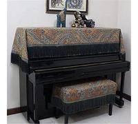 FAiruo Coperchio di polvere for pianoforte Pianoforte in posizione verticale Copertura a mezza copertura Pianoforte Piano Sgabello Utilizzato for proteggere il pianoforte verticale da umidità e graffi