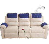 FAiruo Copri bracciolo reclinabile, sostituibile Divano Copri poggiatesta , Copri braccioli Antiscivolo AntiGraffio con Tasca Laterale, per Copri Divano Braccioli Divani (Color : 01, Size : 3 Seats)