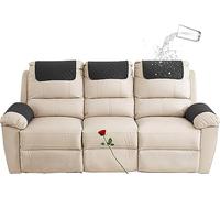FAiruo Copri bracciolo reclinabile, sostituibile Divano Copri poggiatesta ， Copri braccioli Antiscivolo AntiGraffio con Tasca Laterale, per Copri Divano Braccioli Divani (Color : 10, Size : 3 Seats)