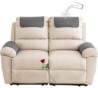 FAiruo Copri bracciolo reclinabile, sostituibile Divano Copri poggiatesta ， Copri braccioli Antiscivolo AntiGraffio con Tasca Laterale, per Copri Divano Braccioli Divani (Color : 07, Size : 2 Seats)