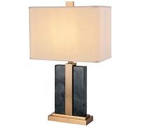 FairUo Lampade da Scrivania, Minimalista Di Lusso Quadrati in Marmo Decorazida Tavolo da Tavolo Moderno Luminoso Europeo Studio Di Lusso Soggiorno Lampada da Letto Camera da Letto