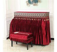 FAiruo Pianoforte in posizione verticale Copertura for pianoforte for pianoforte Copertura intera Cover Panno e Sgabello Copertura Polvere Polvere Semplice copertura Panno Aspetto Bellissimo Borse, co