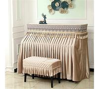 FAiruo Pianoforte in posizione verticale Copertura for pianoforte for pianoforte Copertura intera Cover Panno e Sgabello Copertura Polvere Polvere Semplice copertura Panno Aspetto Bellissimo Borse, co