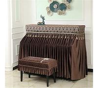 FAiruo Pianoforte in posizione verticale Copertura for pianoforte for pianoforte Copertura intera Cover Panno e Sgabello Copertura Polvere Polvere Semplice copertura Panno Aspetto Bellissimo Borse, co