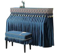 FAiruo Pianoforte in posizione verticale Copertura for pianoforte for pianoforte Copertura intera Cover Panno e Sgabello Copertura Polvere Polvere Semplice copertura Panno Aspetto Bellissimo Borse, co