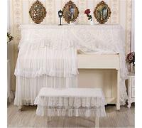 FAiruo Pianoforte in posizione verticale Copertura semplice Stile Semplice Cover Piano Piano Piano Piano Pianoforte Polvere Cover Sgabello Sgabello Sgabello Morbido Tessuto Decorare la stanza Borse, c