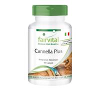 fairvital Capsule alla cannella Plus, ALTO DOSAGGIO, estratto di cannella + crom